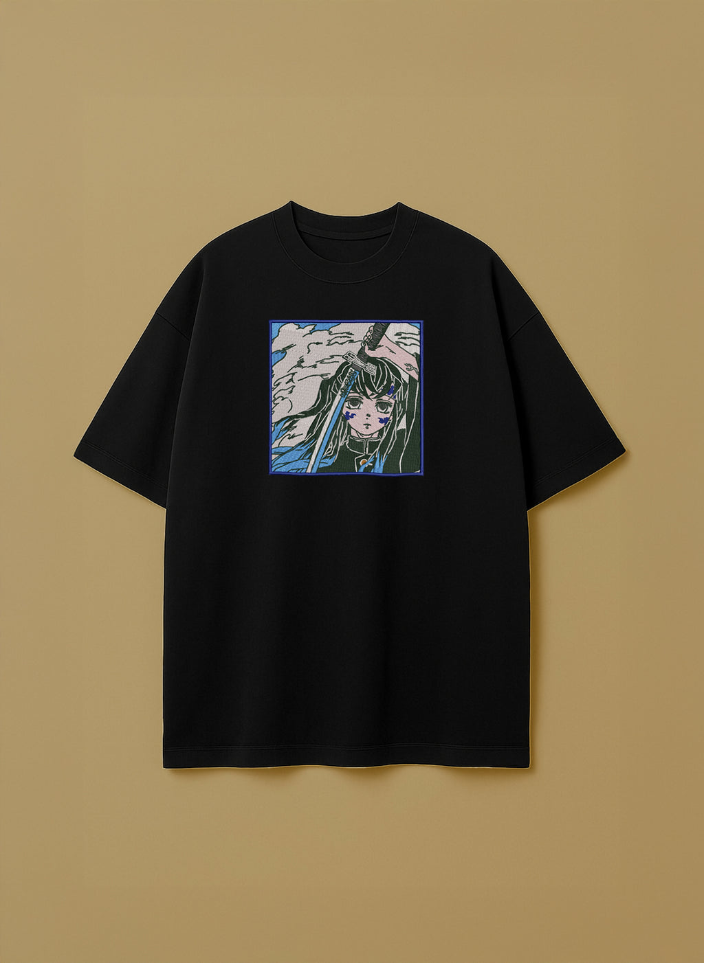 Muichiro Tokito with Sword – T-Shirt & Hoodie