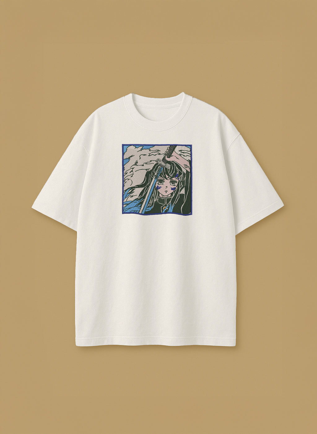 Muichiro Tokito with Sword – T-Shirt & Hoodie