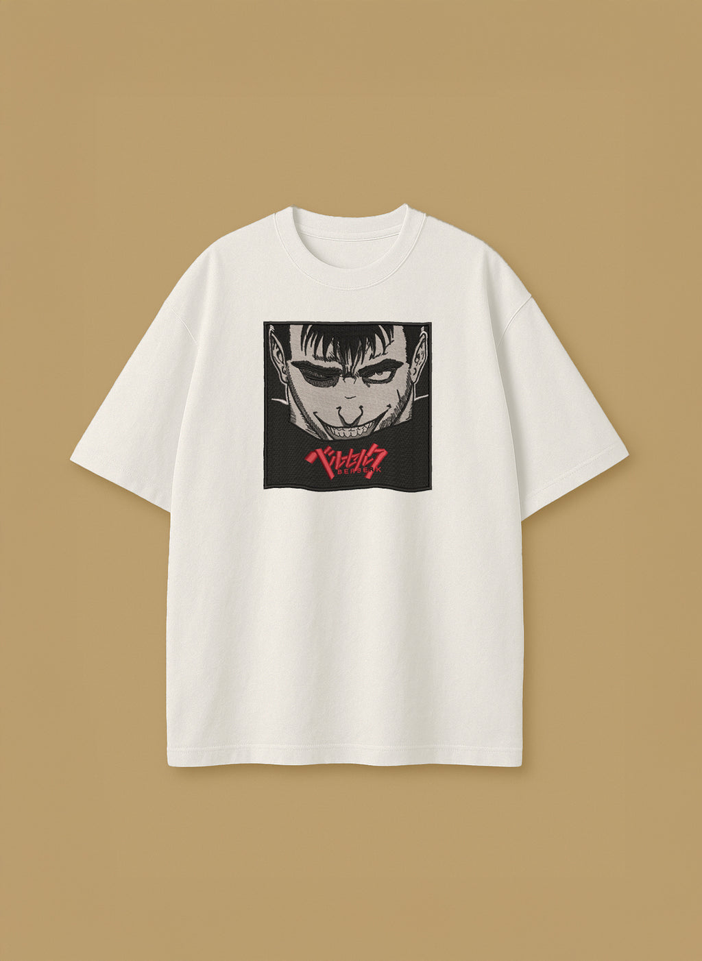 Guts Smirking Black Background T-Shirt & Hoodie