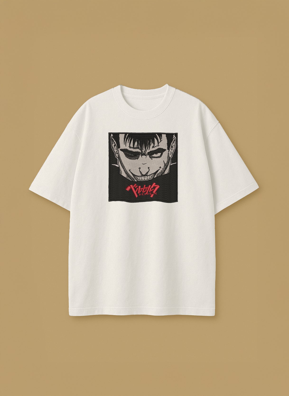 Guts Smirking Black Background T-Shirt & Hoodie