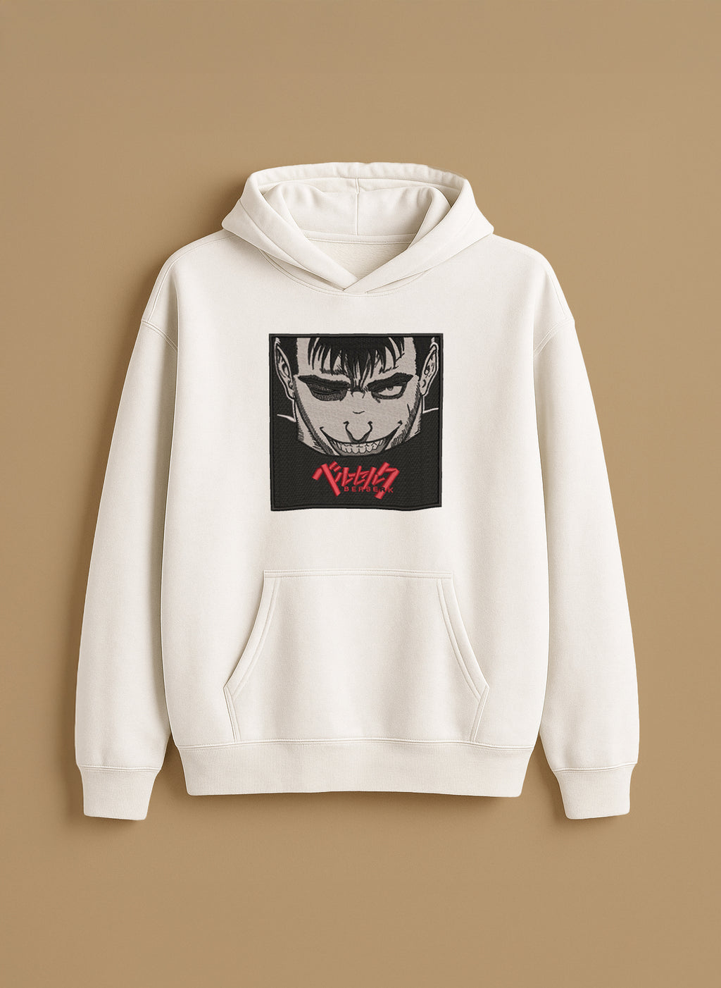 Guts Smirking Black Background T-Shirt & Hoodie