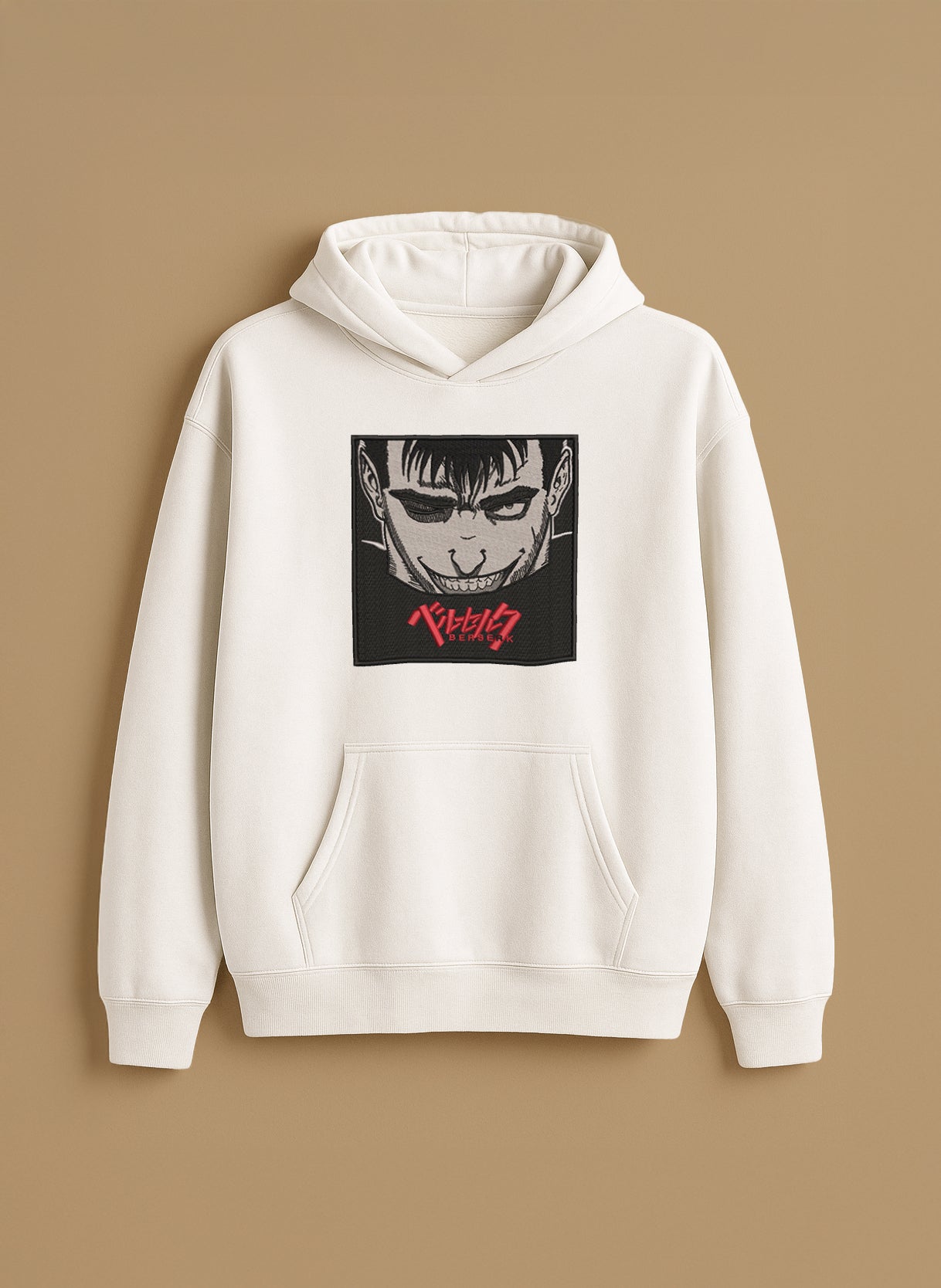 Guts Smirking Black Background T-Shirt & Hoodie