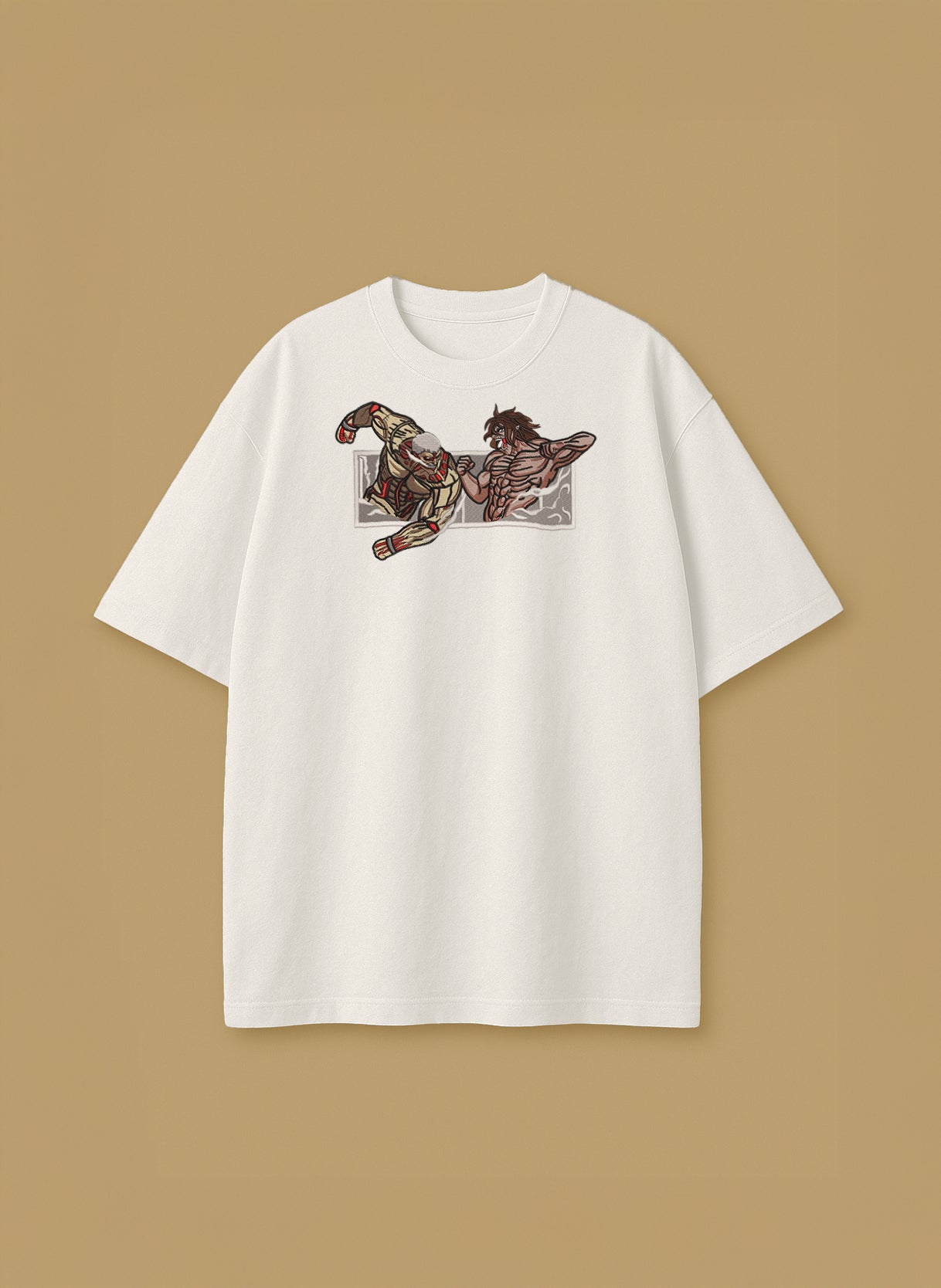 Armored Titan vs Attack Titan Fight – T-Shirt & Hoodie