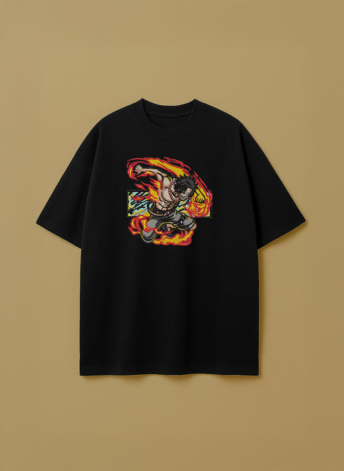 Ace Surrounded by Flames – T-Shirt & Hoodie
