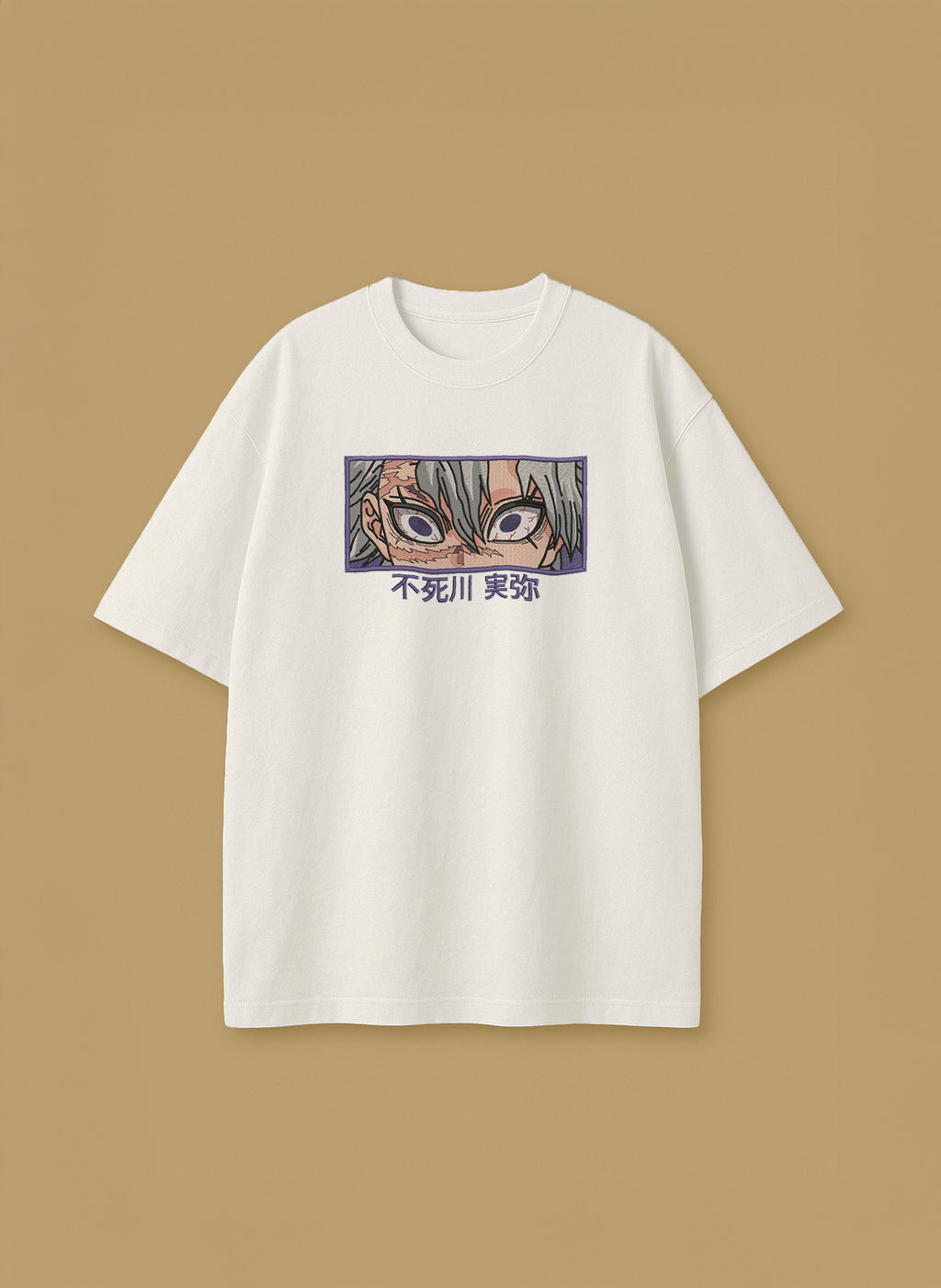 Sanemi Shinazugawa intense gaze close-up – T-Shirt & Hoodie