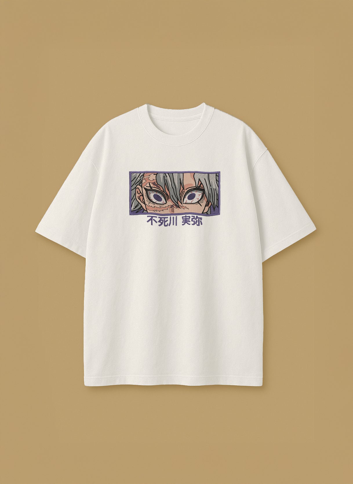 Sanemi Shinazugawa intense gaze close-up – T-Shirt & Hoodie