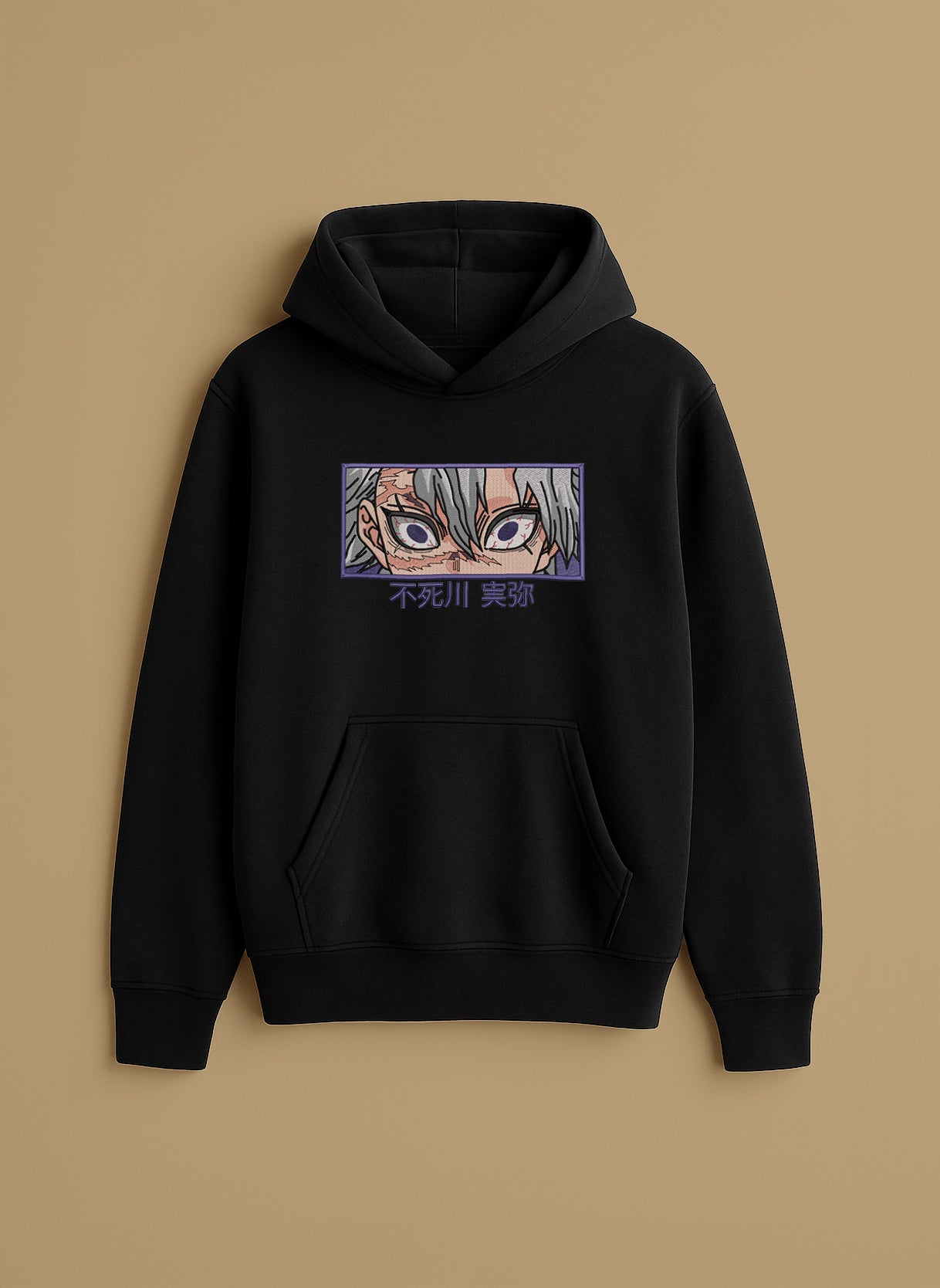 Sanemi Shinazugawa intense gaze close-up – T-Shirt & Hoodie